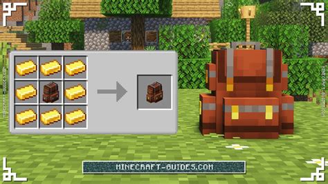 How to Make a Minecraft Backpack?